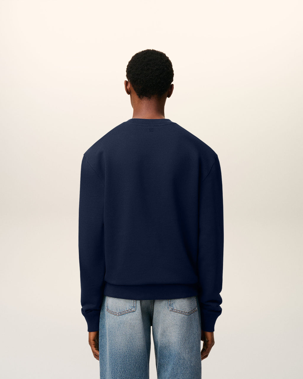 Sweatshirt Bleu Marine Ami de Coeur En Coton