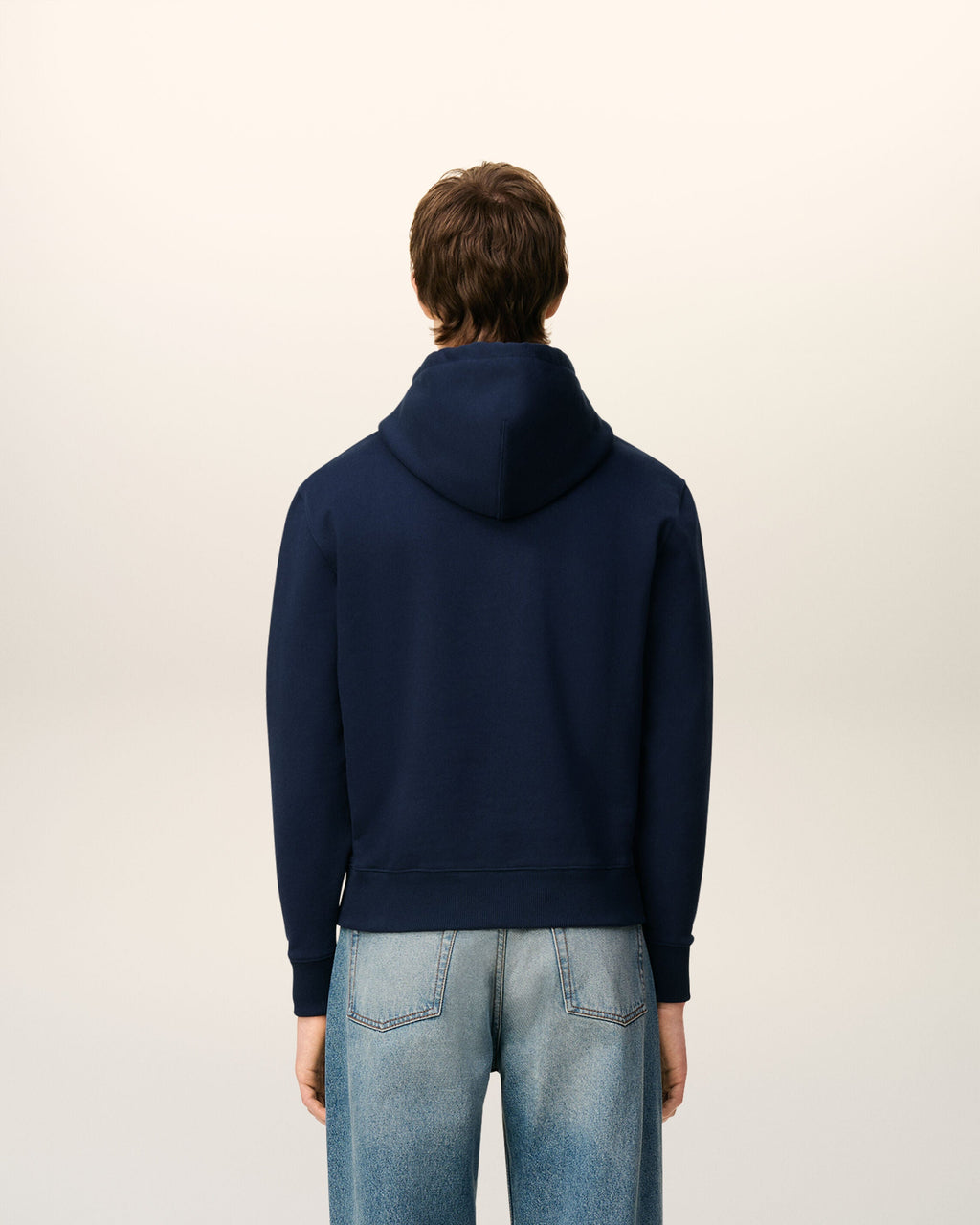 Hoodie Bleu Marine Ami de Coeur En Coton
