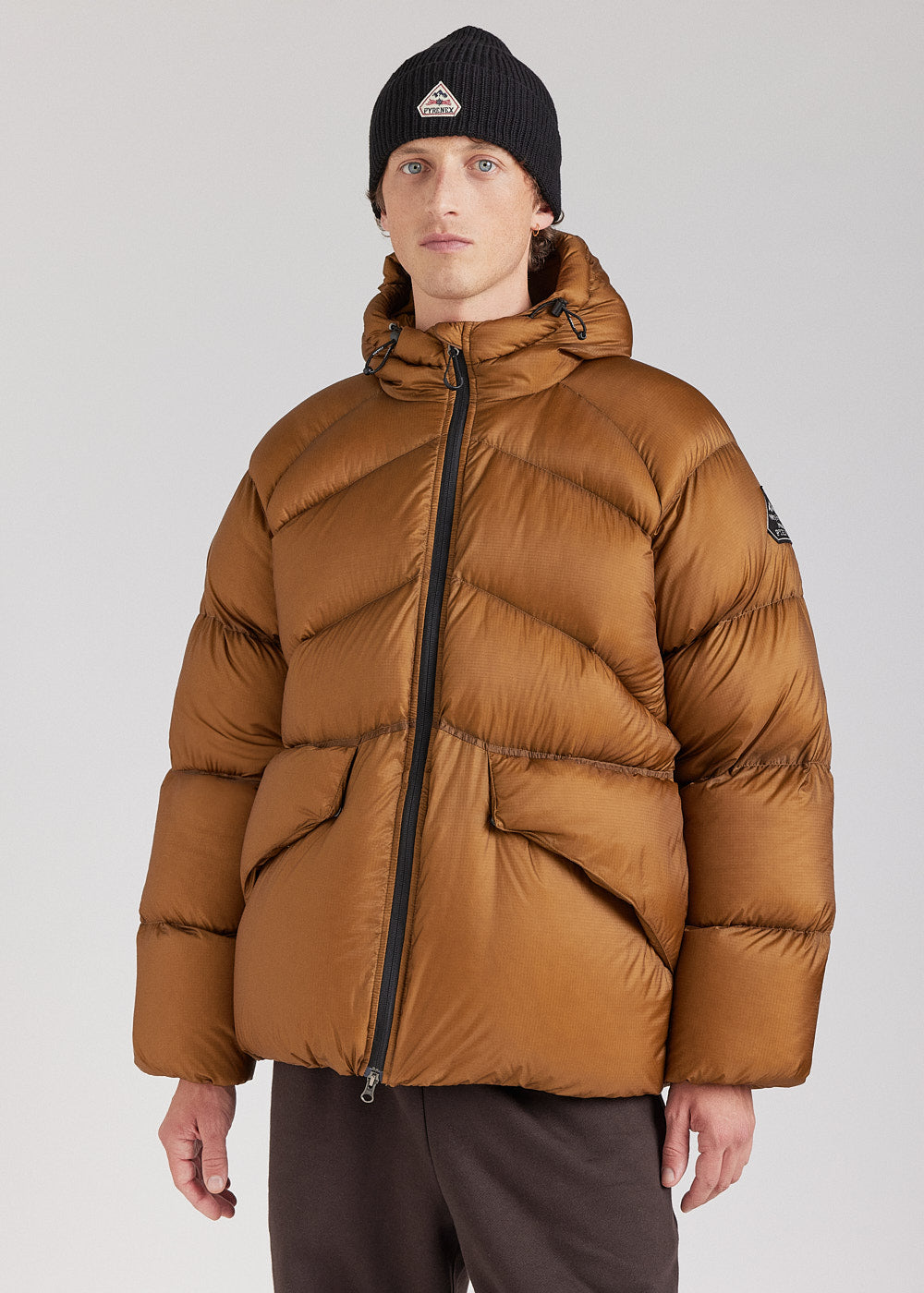 Doudoune technique à capuche pour homme Pyrenex Stellar noire