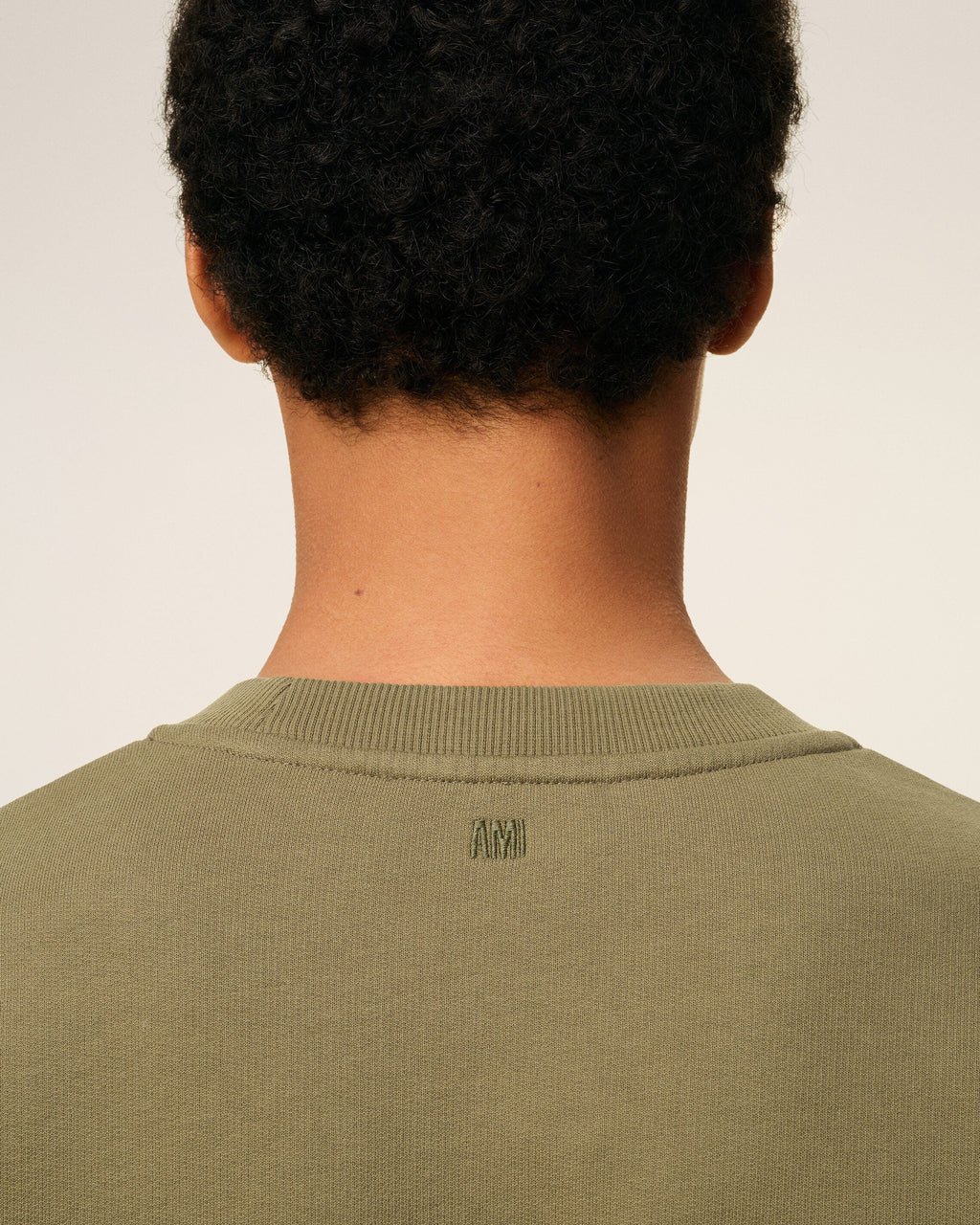 Sweatshirt Vert Ami De Coeur En Coton