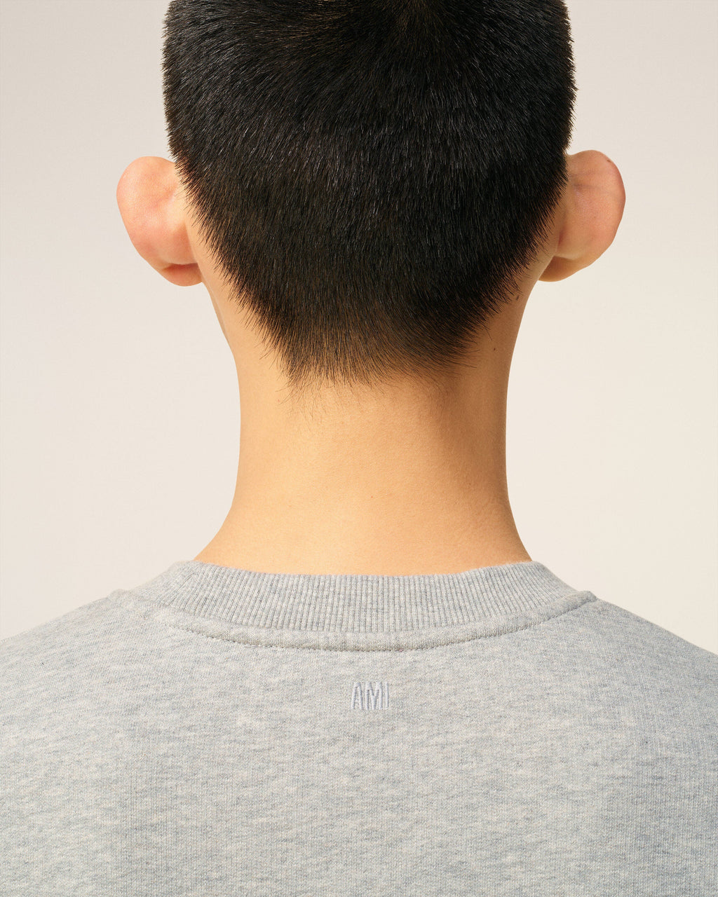 Sweatshirt Gris Ami De Coeur En Coton