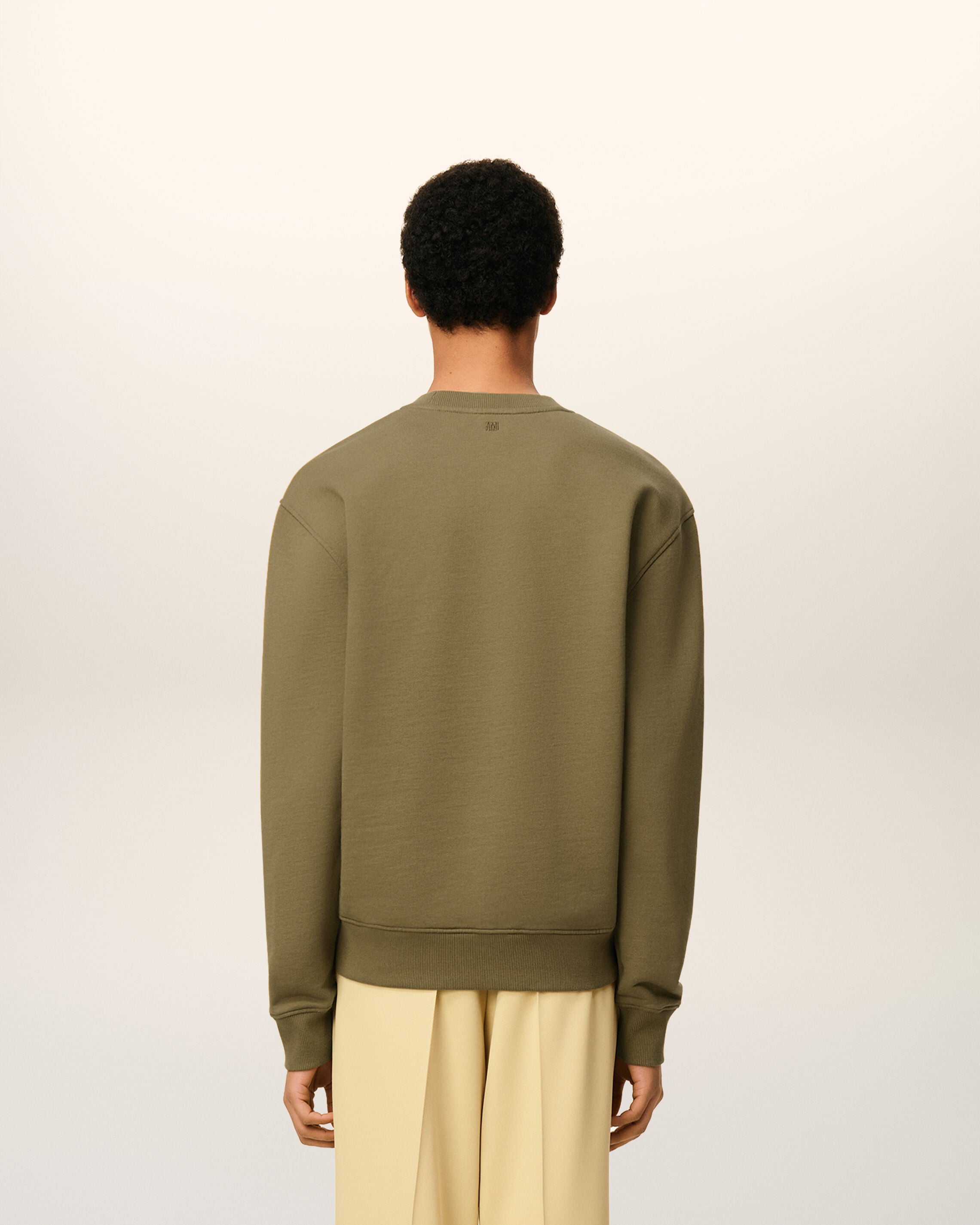 Sweatshirt Vert Ami De Coeur En Coton