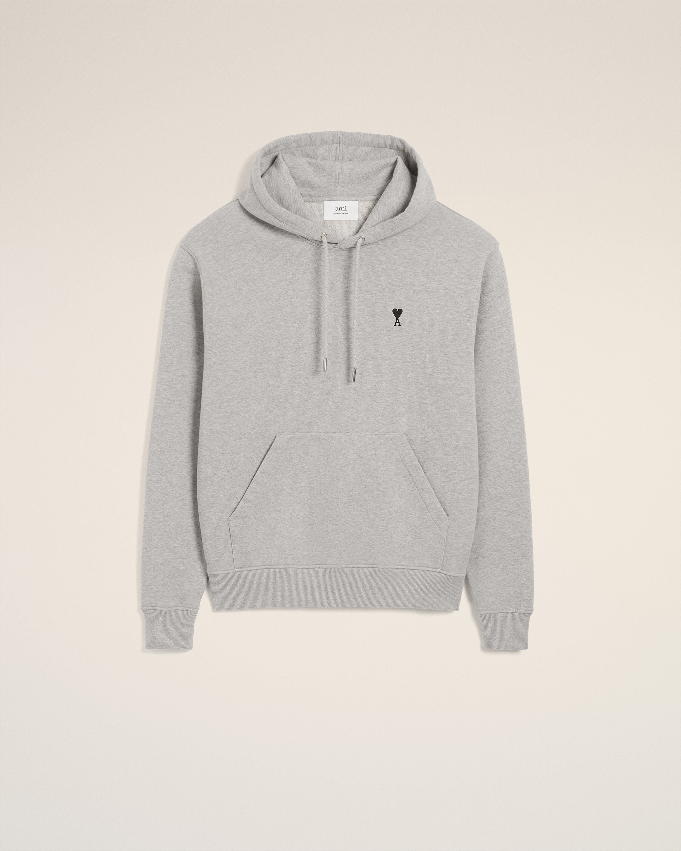 Hoodie Noir Ami de Coeur En Coton
