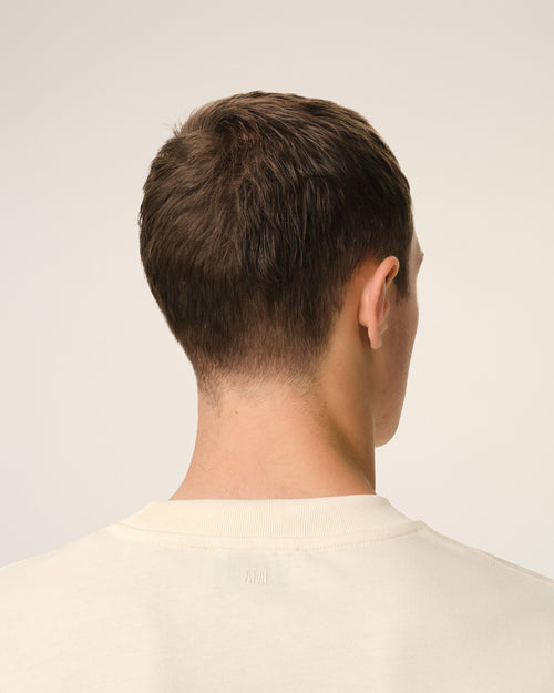 T-Shirt Beige Patch Ami de Coeur En Coton