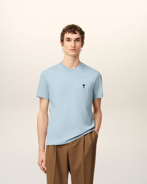 T-shirt Bleu Ami De Coeur En Coton