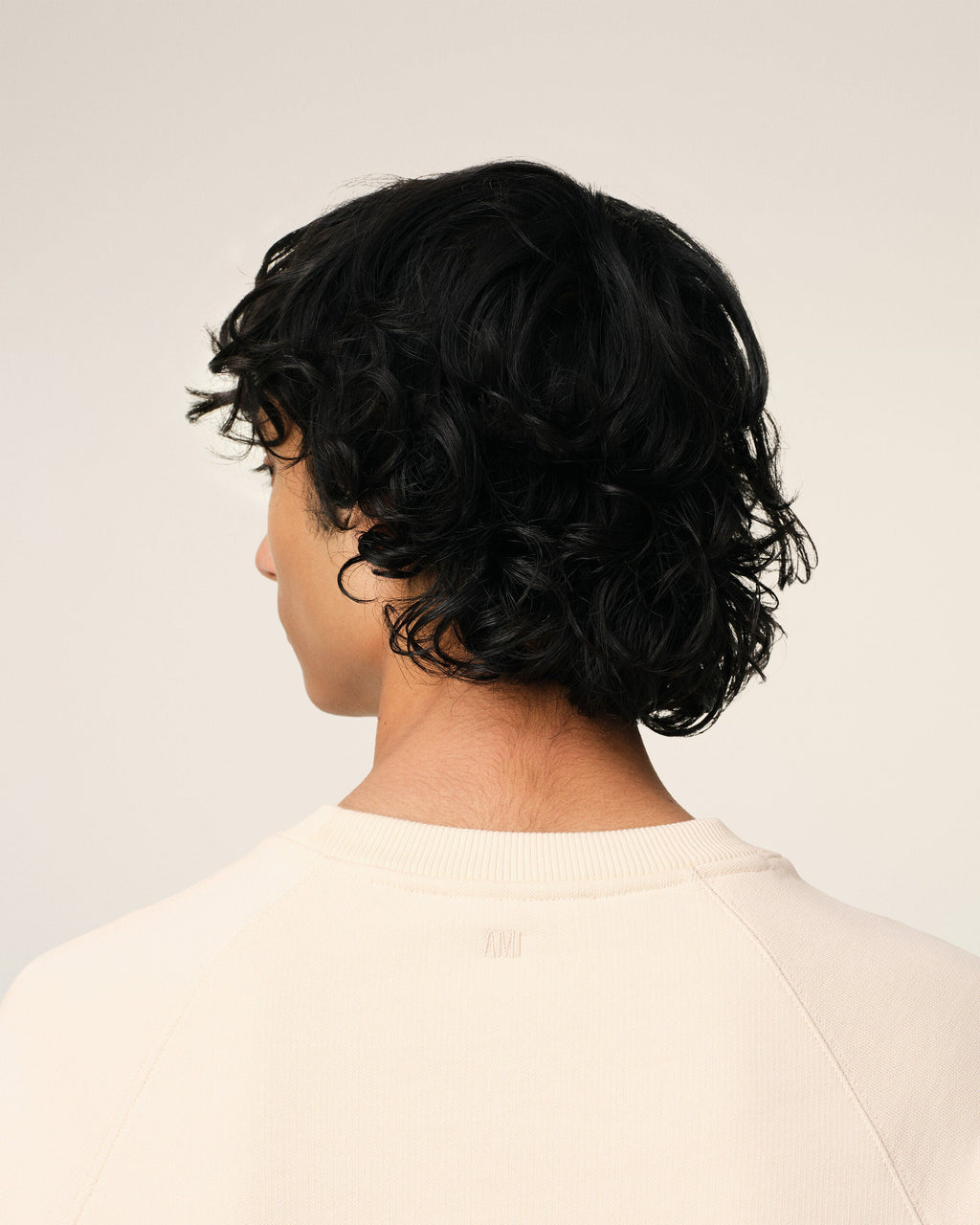 Sweatshirt Beige Patch Ami de Coeur En Coton