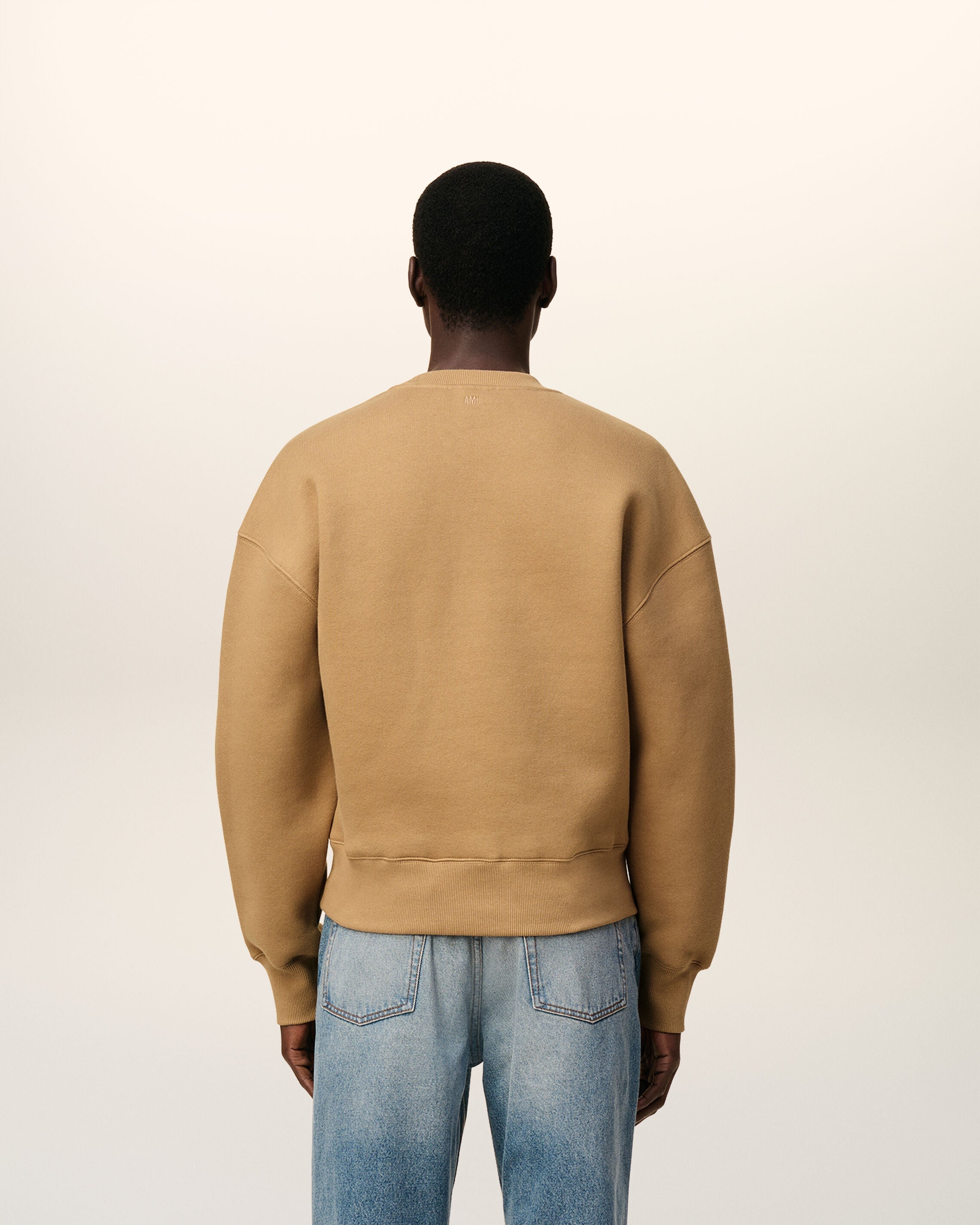 Sweatshirt Marron Ami De Coeur En Coton