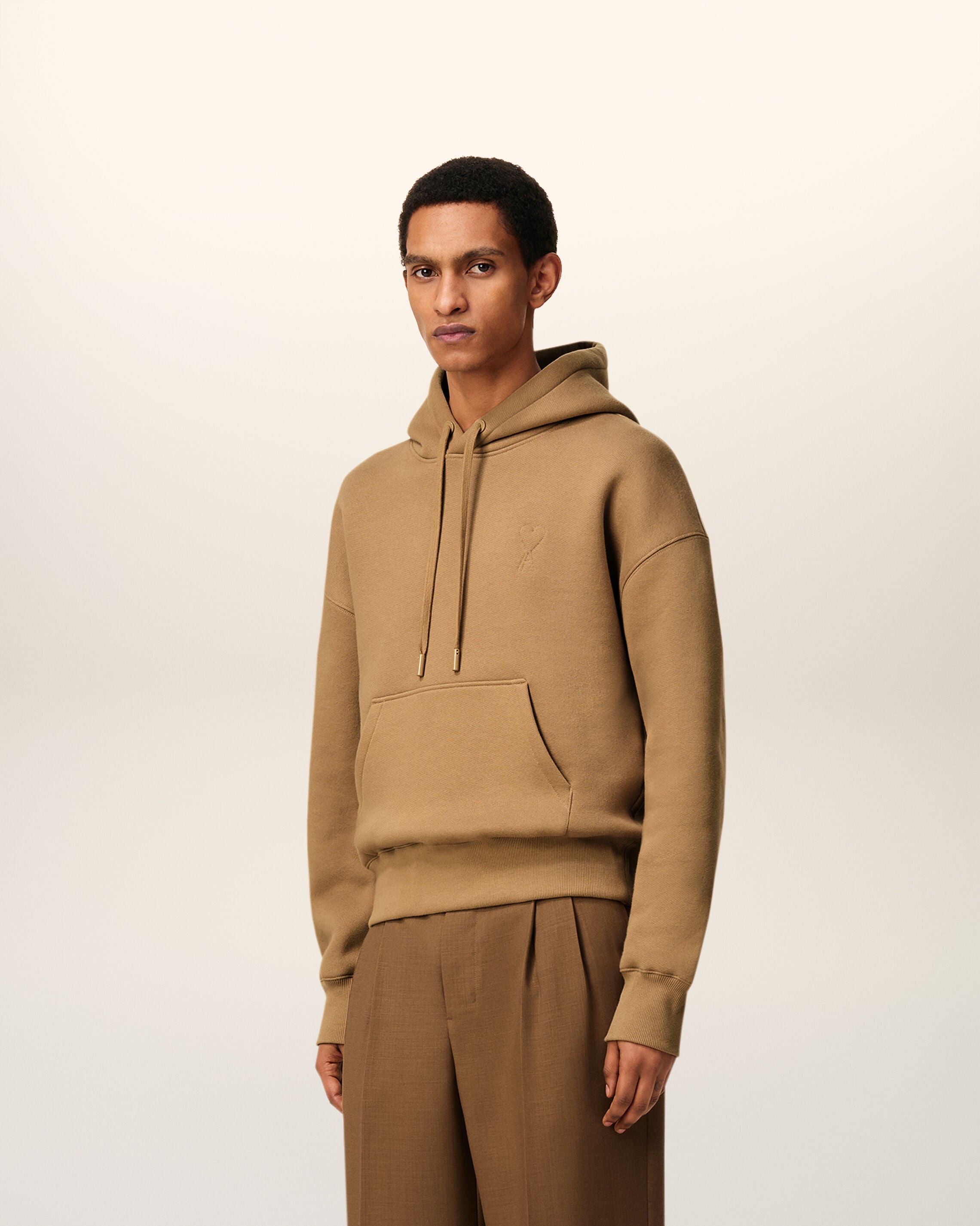 Hoodie Marron Ami De Coeur En Coton