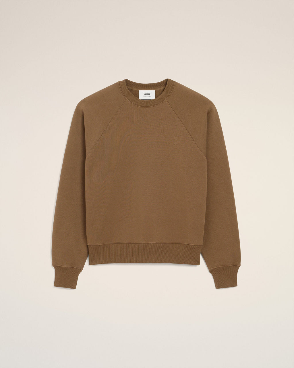 Sweatshirt Marron Ami De Coeur En Coton