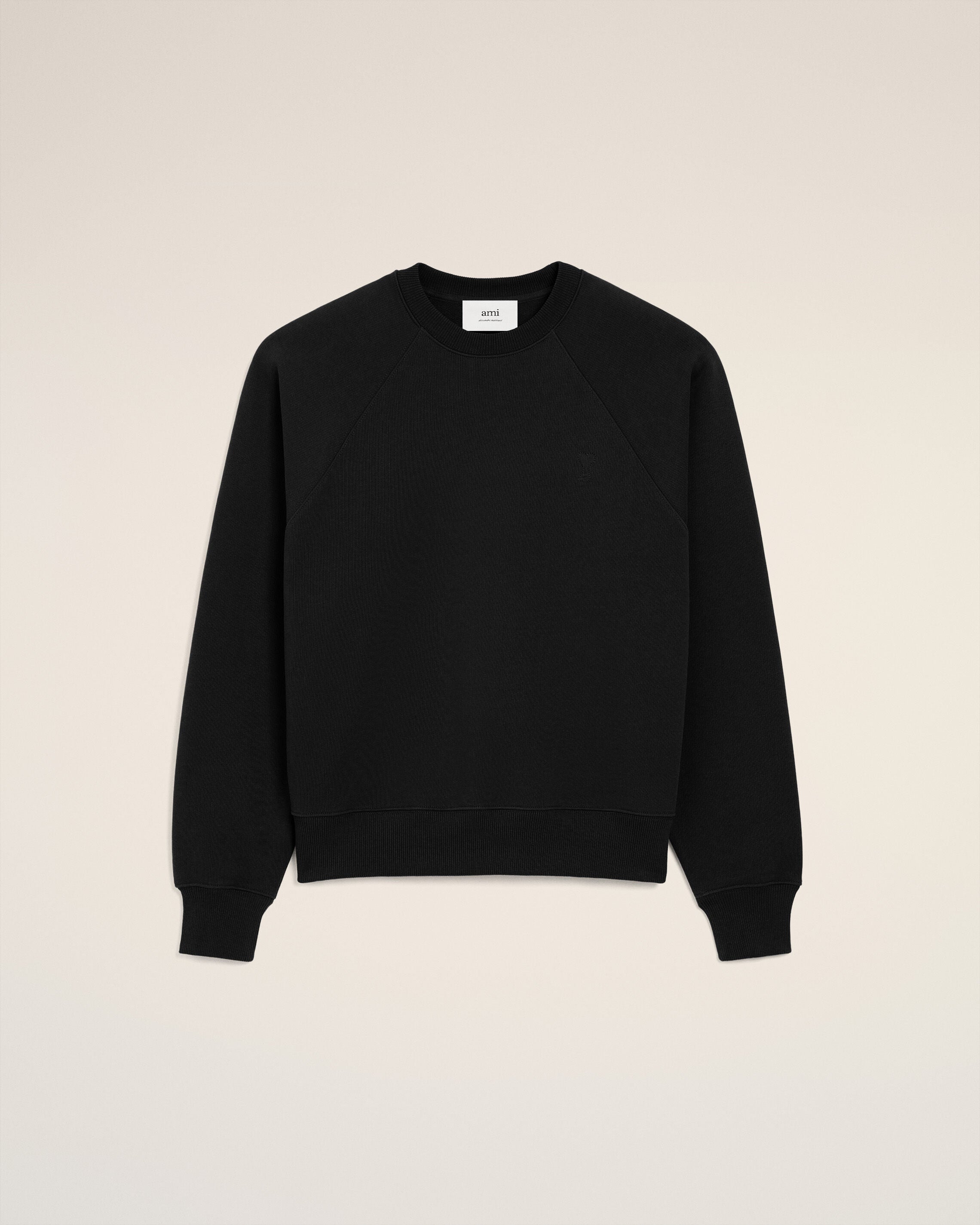 Sweatshirt Noir Ami De Coeur En Coton