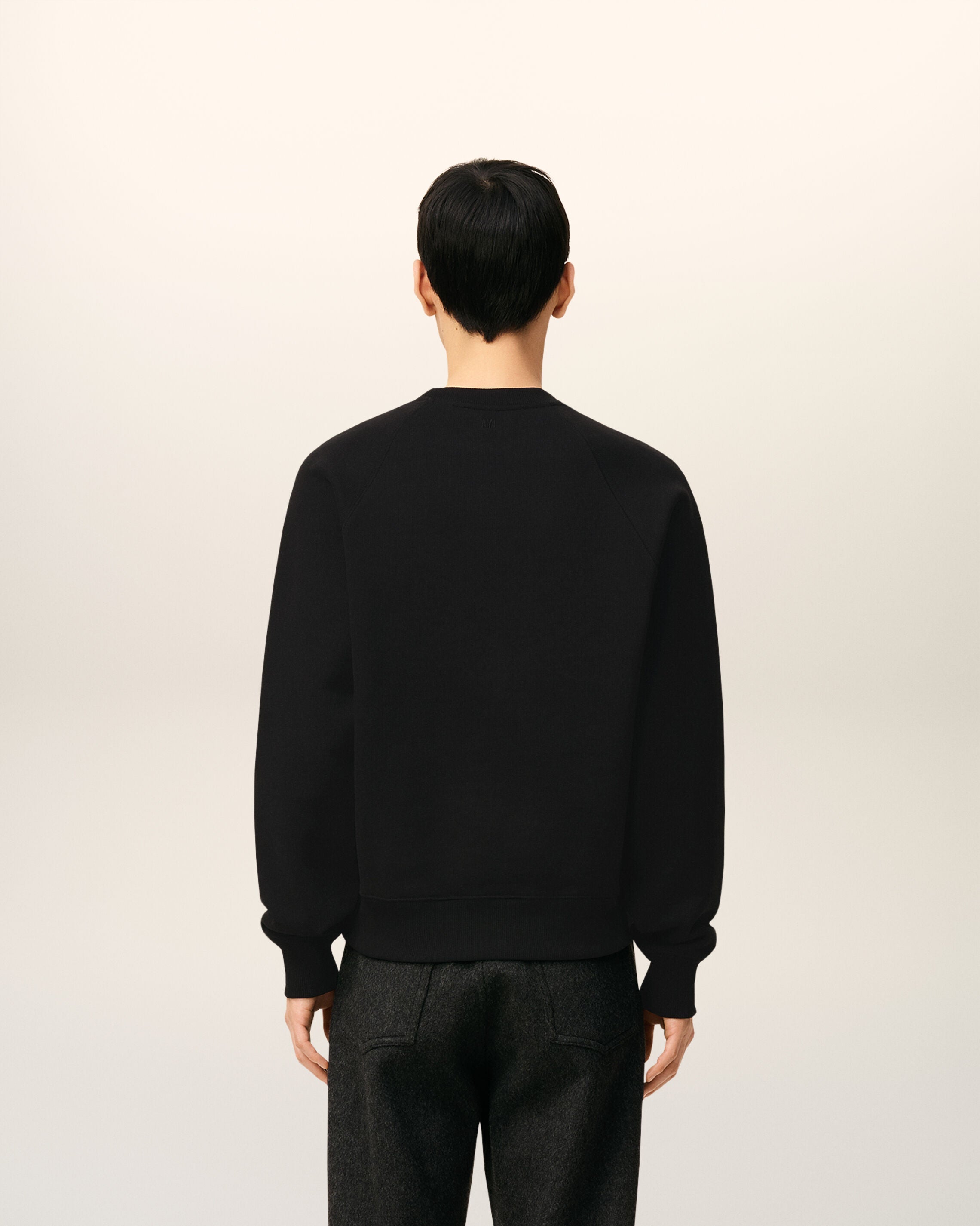 Sweatshirt Noir Ami De Coeur En Coton