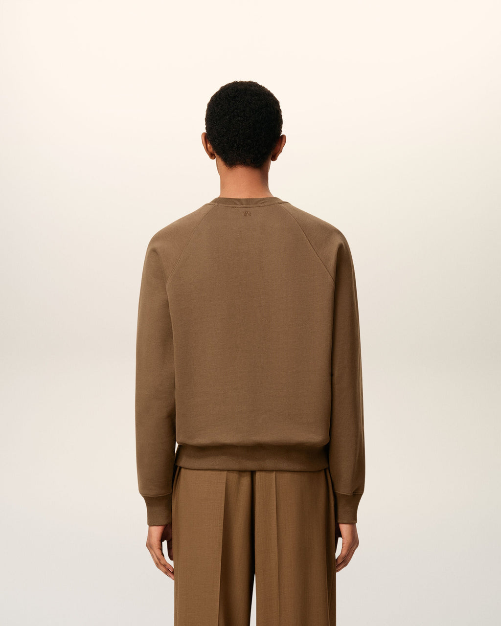 Sweatshirt Marron Ami De Coeur En Coton