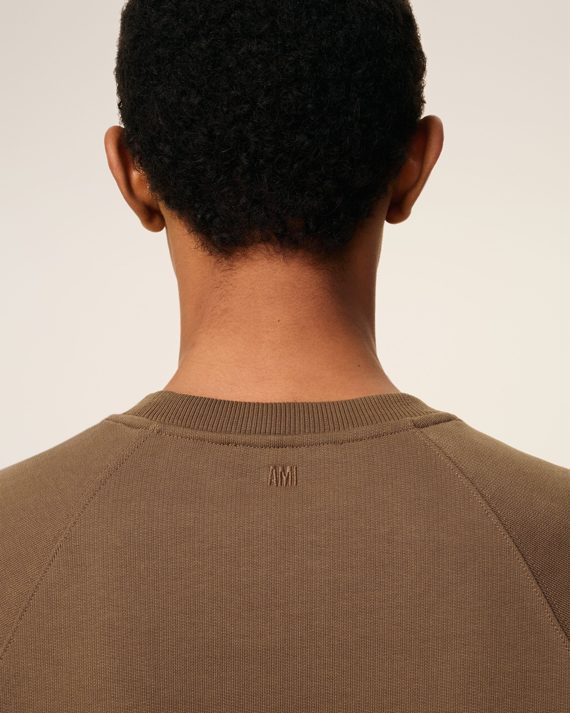 Sweatshirt Marron Ami De Coeur En Coton