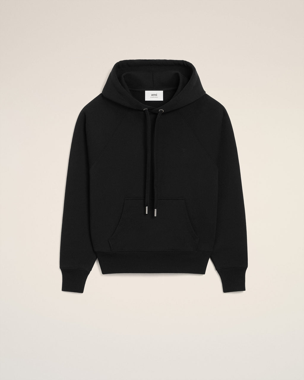 Hoodie Noir Ami De Coeur En Coton