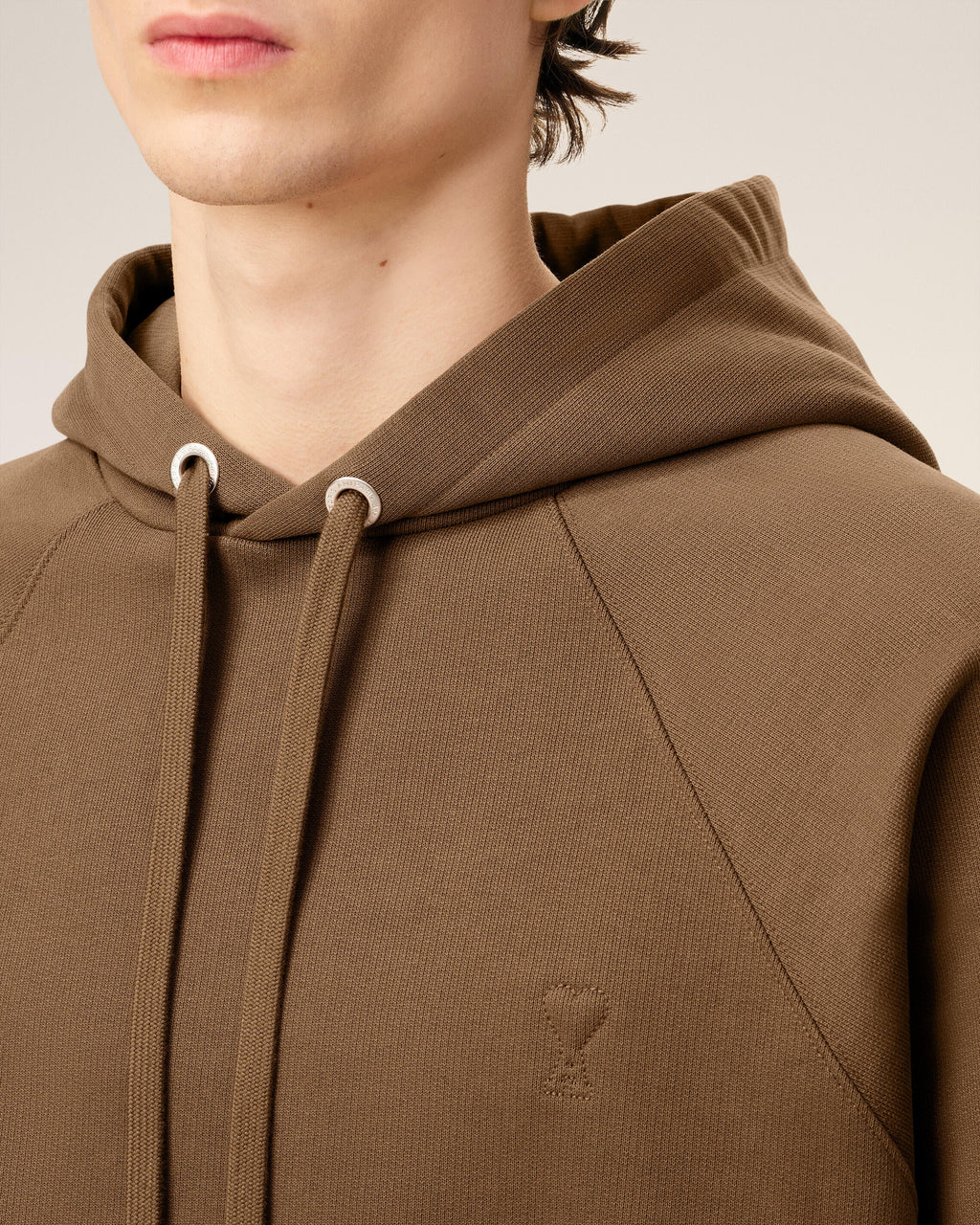 Hoodie Marron Ami De Coeur En Coton