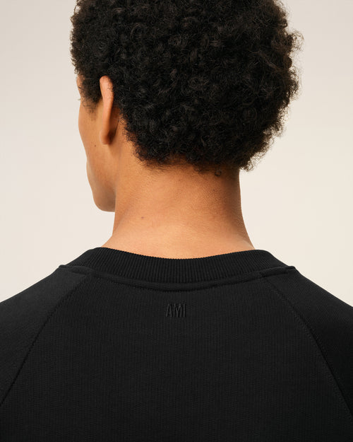 Sweatshirt Noir Ami de Coeur En Coton