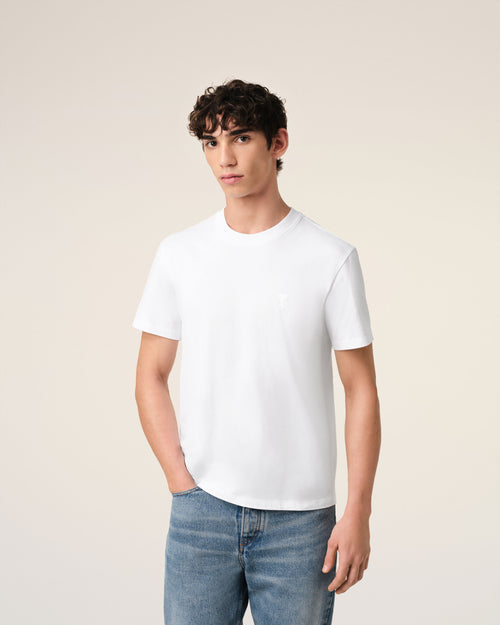 T-shirt Blanc Ami de Coeur En Coton