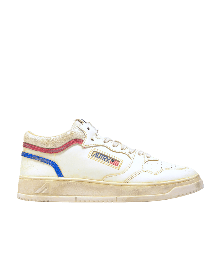 AUTRY - Baskets med way super vintage low man marsh/red - Lothaire