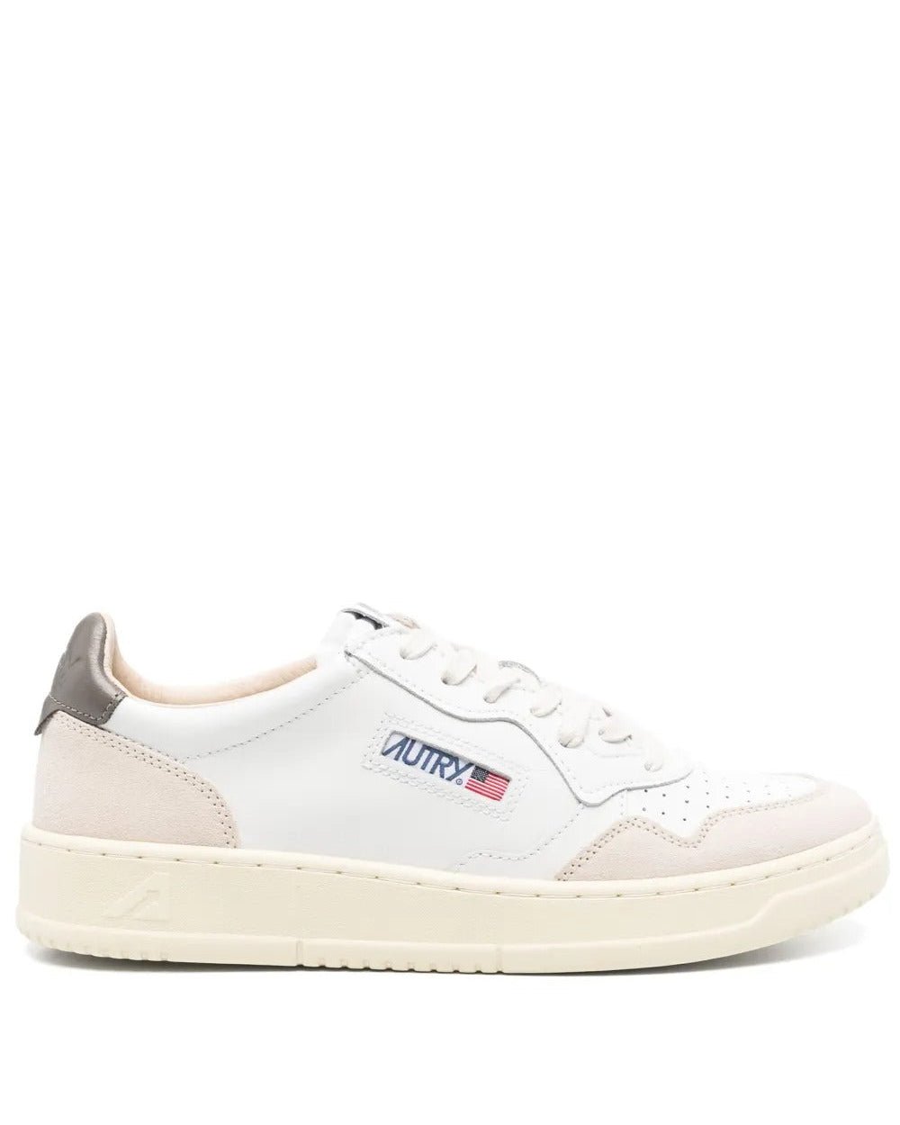 AUTRY - Baskets Medalist en cuir Blanc - Lothaire