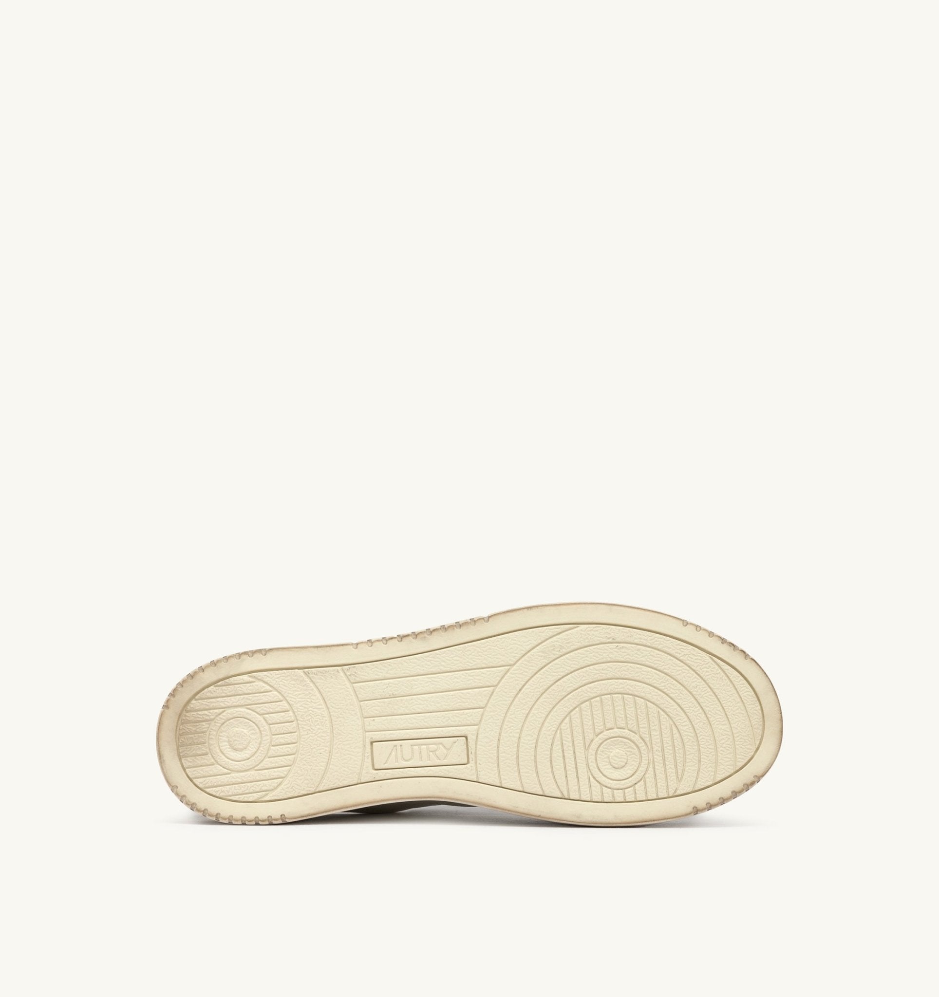 AUTRY - BASKETS MEDALIST LOW SUPER VINTAGE WHISPER WHITE VERT ET SILVER