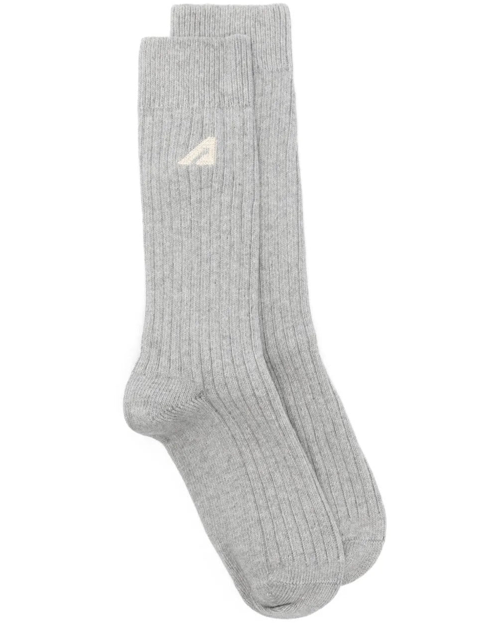 AUTRY - Chaussettes à logo brodé Gris - Lothaire