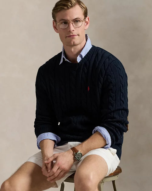 Pull en coton torsadé