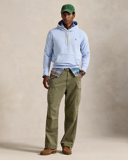 Le sweat à capuche RL en molleton