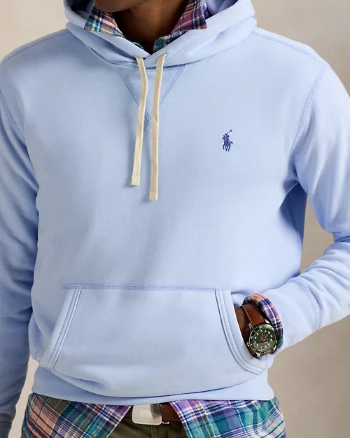 Le sweat à capuche RL en molleton