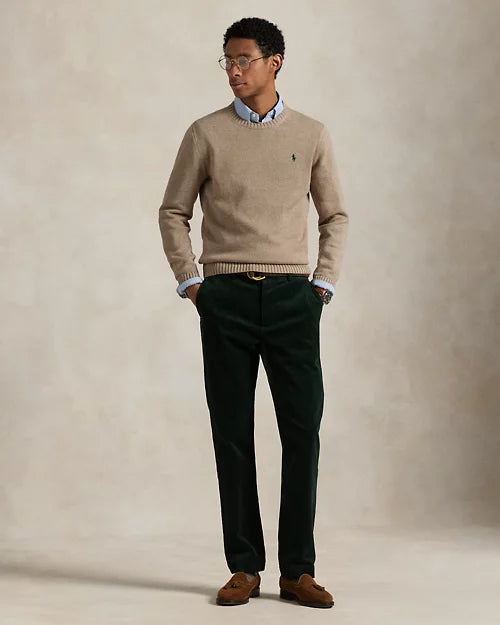 Pull col rond en coton