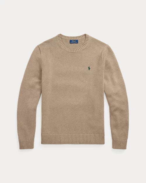 Pull col rond en coton