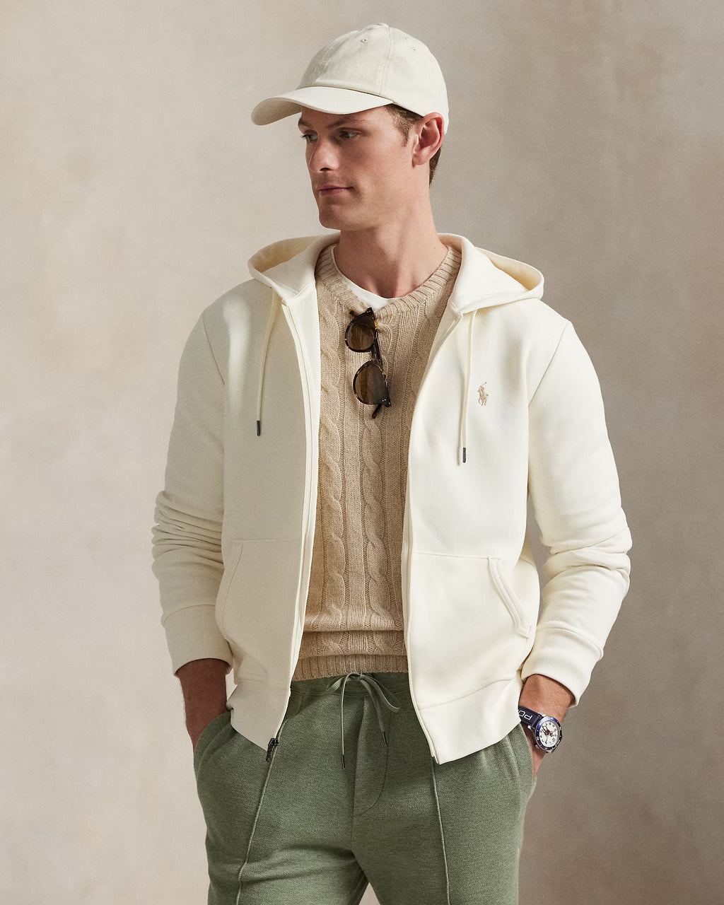 Sweat à capuche en maille double