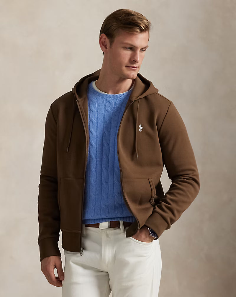 Sweat à capuche en maille double