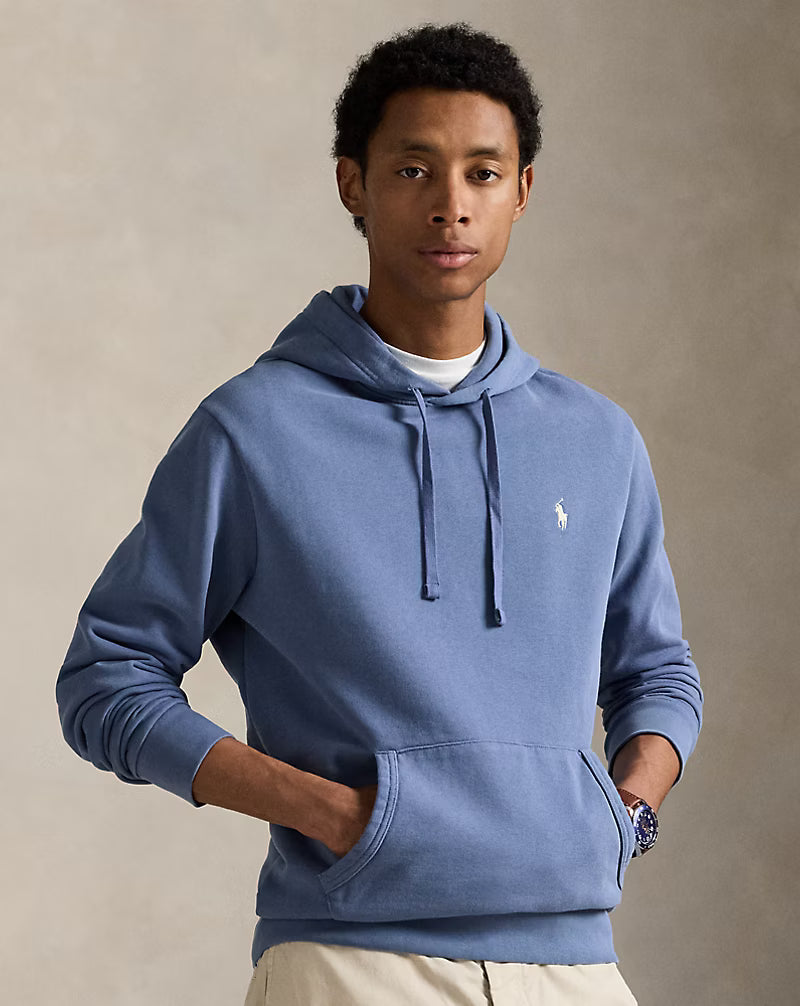 Sweat à capuche en molleton bouclé