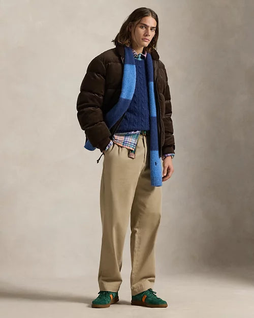 La doudoune Wyoming en velours côtelé