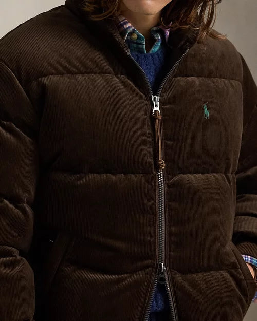 La doudoune Wyoming en velours côtelé