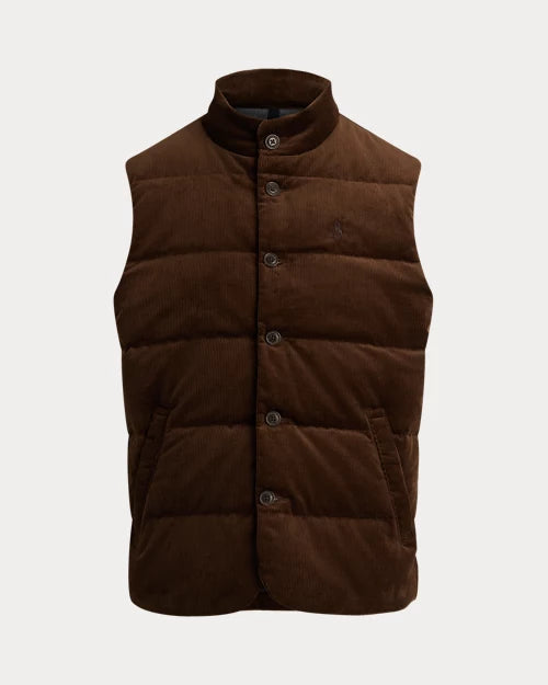 Le gilet Wynton en velours côtelé