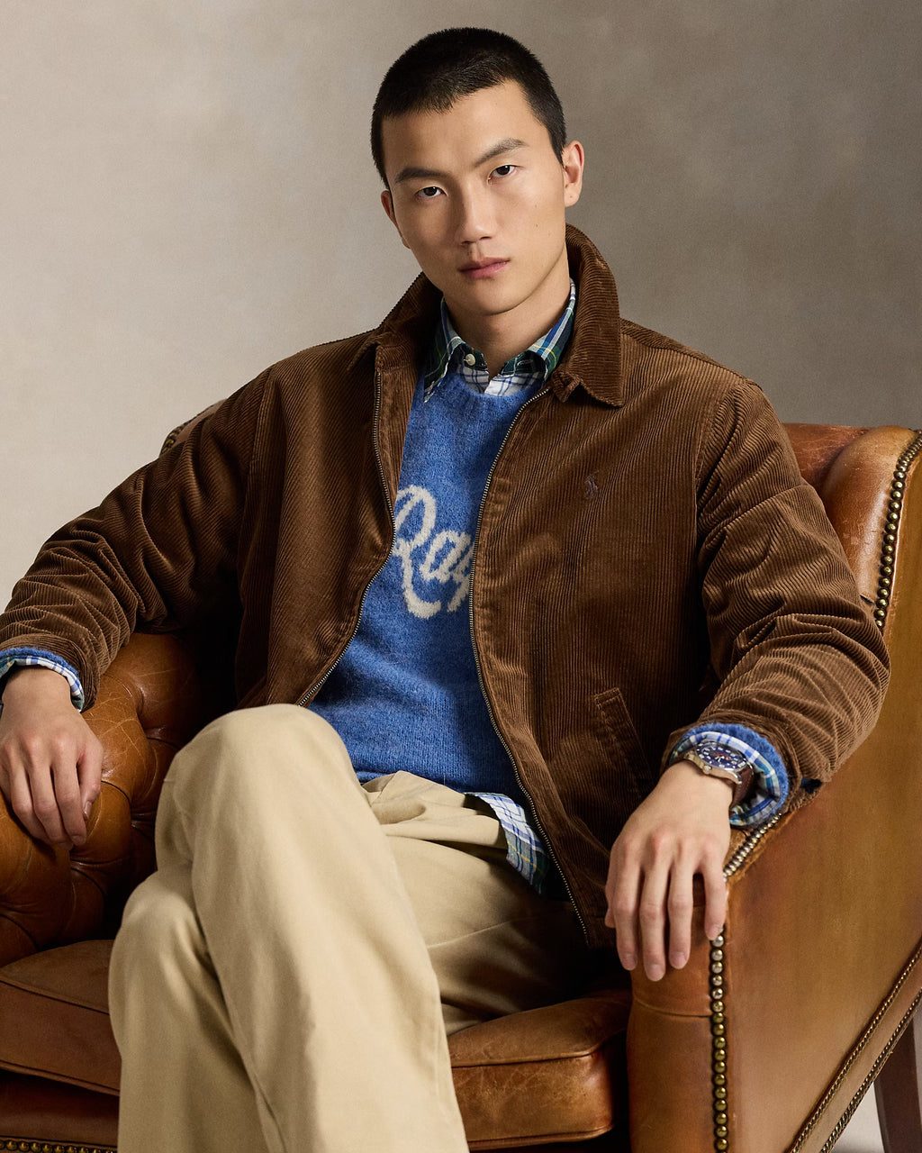 La veste Wynton en velours côtelé