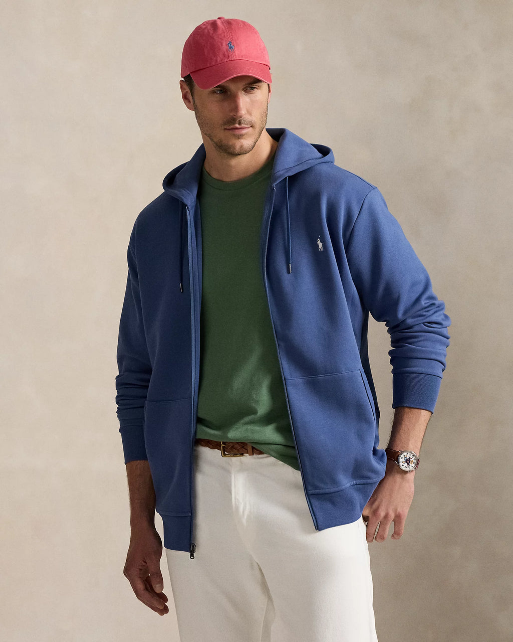 Sweat à capuche en maille double